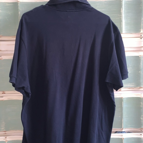 LACOSTE men’s XL button down DARK BLUE - Picture 2 of 2